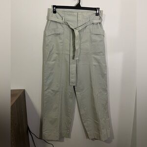 A NEW DAY Women’s Light Sage Green High Waist Belted Pants